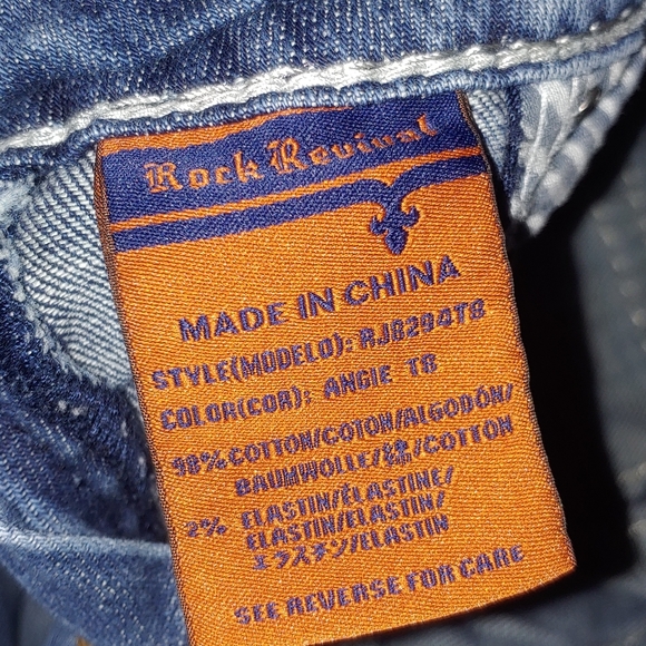 Size 26 Rock Revival (Angie) jeans - Picture 4 of 5